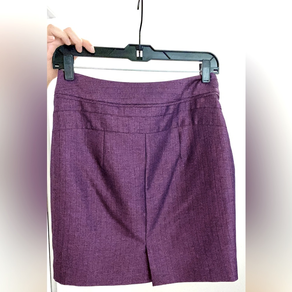 The Limited Purple Pencil Skirt